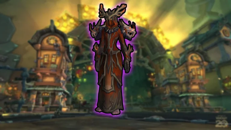 World of Warcraft character showcasing Liberation of Undermine Gear from The War Within Season 2 raid.