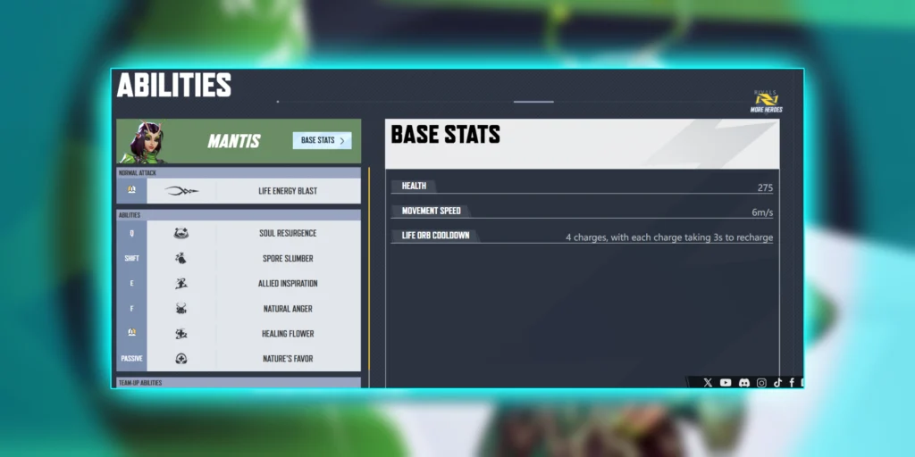 Mantis Stats in Marvel Rivals