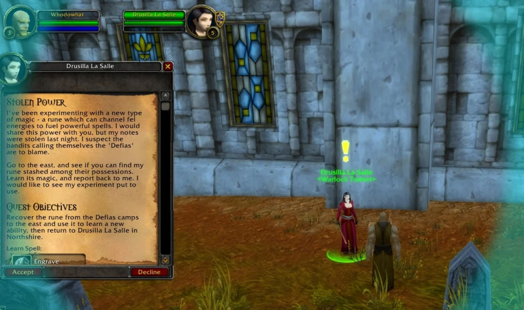 Questing & World Content in wow sod