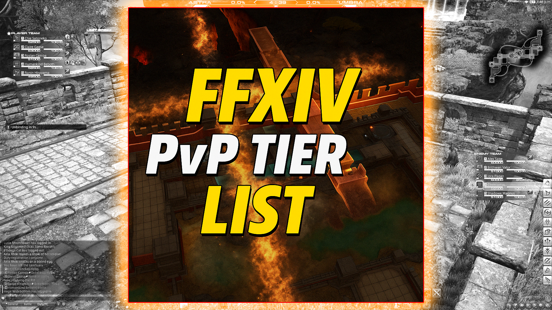 FFXIV PvP Tier List for Crystalline Conflict in 2025
